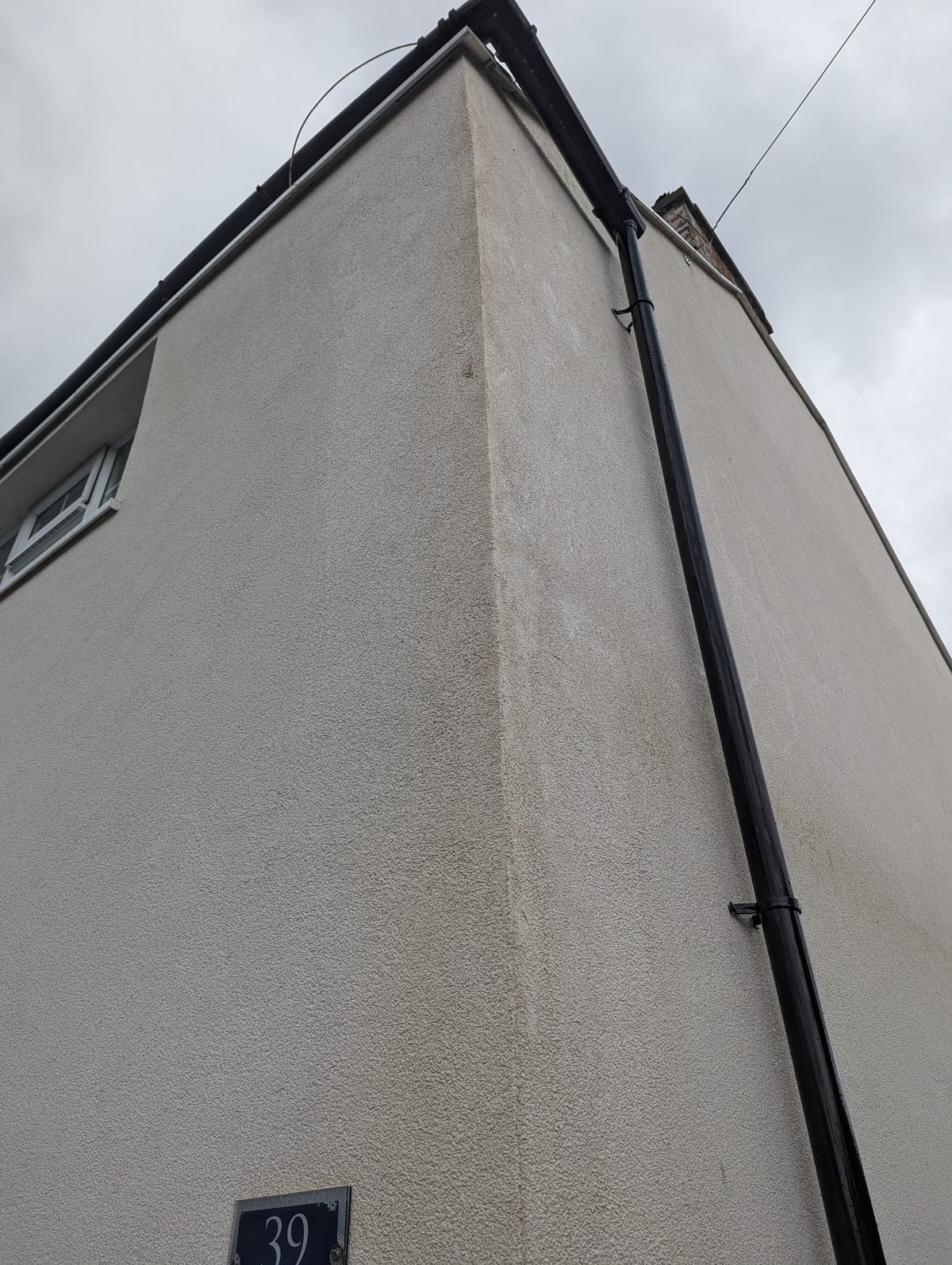 Render after soft washing in Grimsby